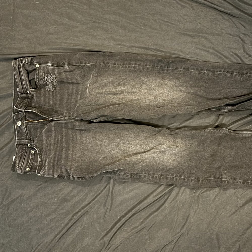 American Eagle Super High Rise Ankle Straight (size 10)